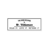 Personalisierte Briefmarke für männliche Lehrerin Permastempel (Design)