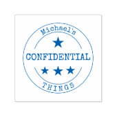 Personalisierte Briefmarke für vertraulichen Kauts Permastempel (Design)