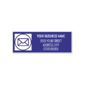 Personalisierte Briefmarke Individuelle Name Adres Permastempel (Design)