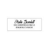 personalisierte Briefmarke mit Schriftart mit Hand Permastempel (Design)