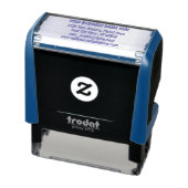 Personalisierte Briefmarke Name Adresse E-Mail-Web Permastempel (Produkt)