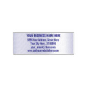 Personalisierte Briefmarke Name Adresse E-Mail-Web Permastempel (Design)