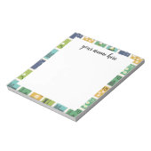 Personalisierte Briefmarke Notepad Notizblock (Rotiert)