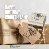 Personalisierte Briefmarke zum Geburtstag Gummistempel