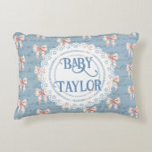 Personalisierte Brieftücher für antike Lettern Dekokissen (Vorderseite)