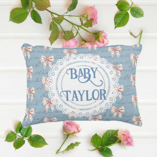 Personalisierte Brieftücher für antike Lettern Dekokissen