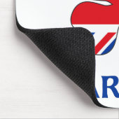 Personalisierte Briten küssen mich, den ich Bauer Mousepad (Ecke)
