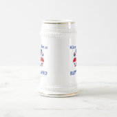 Personalisierte Briten küssen mich, den ich Bierglas (Mittel)