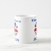 Personalisierte Briten küssen mich, den ich Kaffeetasse (Mittel)