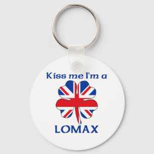 Personalisierte Briten küssen mich, den ich Lomax Schlüsselanhänger