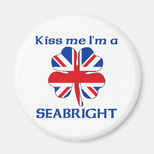 Personalisierte Briten küssen mich, den ich Magnet