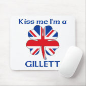 Personalisierte Briten küssen mich, den ich Mousepad (Mit Mouse)