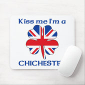 Personalisierte Briten küssen mich, den ich Mousepad (Mit Mouse)