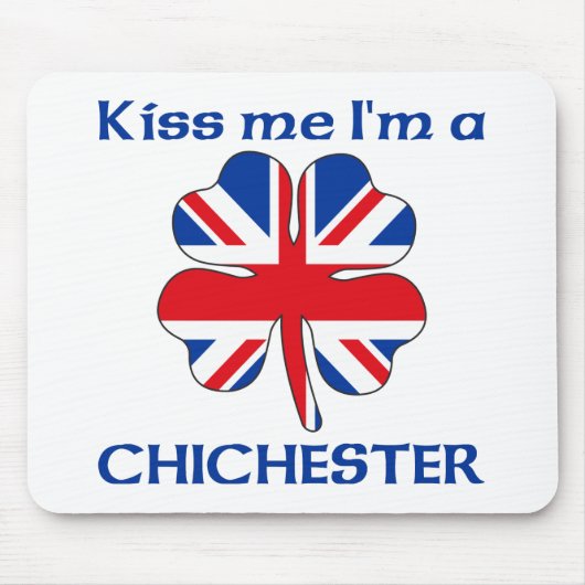 Personalisierte Briten küssen mich, den ich Mousepad (Vorne)