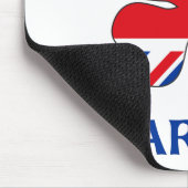 Personalisierte Briten küssen mich, den ich Varney Mousepad (Ecke)