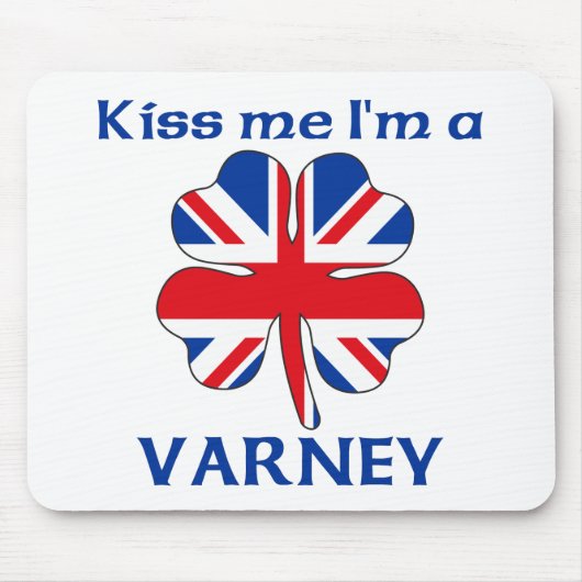 Personalisierte Briten küssen mich, den ich Varney Mousepad (Vorne)