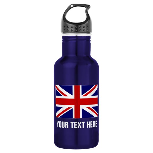 Personalisierte britische edelstahlflasche (Vorderseite)