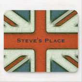 Personalisierte britische Flagge Mousepad (Vorne)