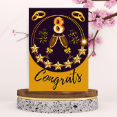 Personalisierte Bronze 8 Jubiläumskarte Couple Karte