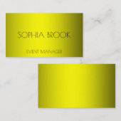 Personalisierte Bronze-Goldfolie Visitenkarte (Vorne/Hinten)