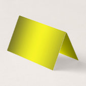 Personalisierte Bronze-Goldfolie Visitenkarten (Rückseite)