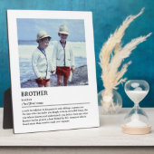Personalisierte Brothers Definition Zitat Wall Art Fotoplatte (Seite)