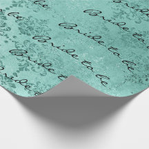 Personalisierte Brush Bridge zu Aqua Damask