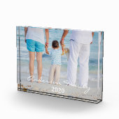 Personalisierte Brush-Typografie Fotoblock (Rechts)