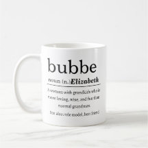 Personalisierte Bubbe-Definition