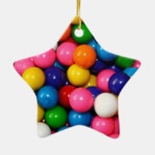 Personalisierte Bubblegum-Ornament Keramik Ornament (Hinten)
