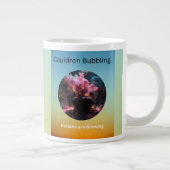 Personalisierte Bubbling Cauldron Jumbo-Tasse (Rechts)