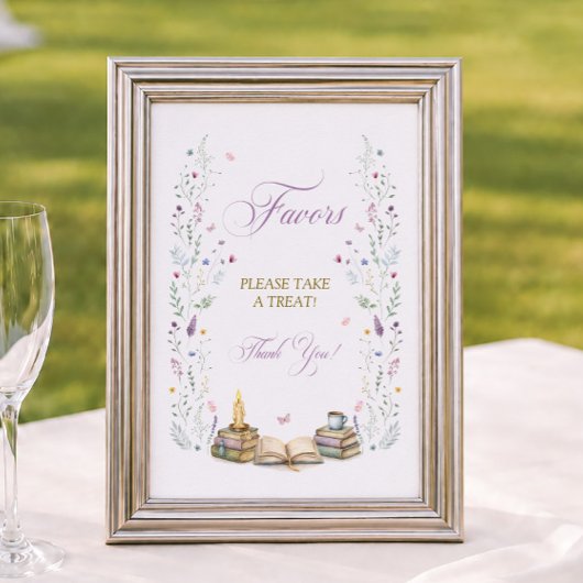 Personalisierte Buch-Hochzeitsdusche-Geschenke Poster