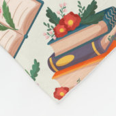 Personalisierte Buchauswertung Fleecedecke (Ecke)