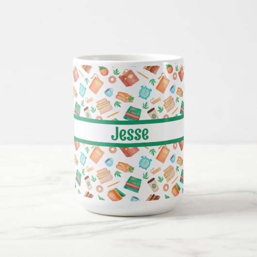 Personalisierte Bücher, Kaffee, Tee, Kaffeetasse (Mittel)