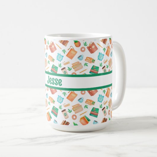 Personalisierte Bücher, Kaffee, Tee, Kaffeetasse (VorderseiteRechts)