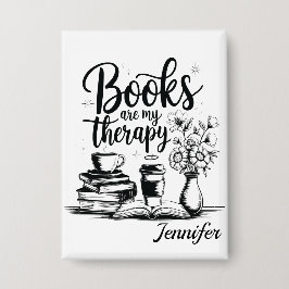 Personalisierte Bücher sind mein Therapie-Bücherwü Button