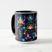 Personalisierte Bücher und Bibliotheken Tasse (Vorderseite Links)