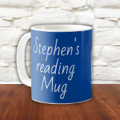 Personalisierte Buchliebhaber buchen Kaffeetasse