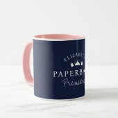 Personalisierte Buchliebhaber Paperback Princess Tasse (Vorderseite Links)