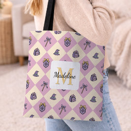 Personalisierte Buchliebhaberin Akademie Zauberer Tasche