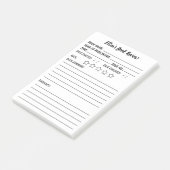 Personalisierte Buchprüfung & Infos Post-it Klebezettel (angewinkelt)