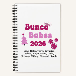 Personalisierte Bunco-Babe Notizblock
