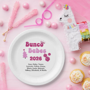 Personalisierte Bunco-Babe  Pappteller