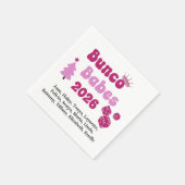 Personalisierte Bunco-Babe Serviette (Ecke)
