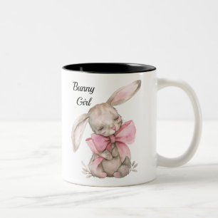 Personalisierte Bunny Girl Tasse - Niedlicher Kani