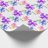 Personalisierte bunte geschenkpapier (Ecke)