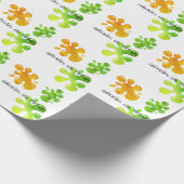 Personalisierte bunte geschenkpapier (Ecke)