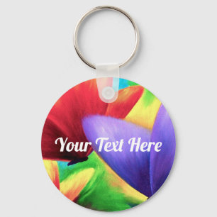 Personalisierte bunte schlüsselanhänger