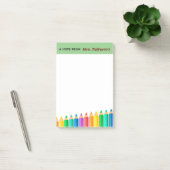 Personalisierte Buntstifte-Post-it-Notizen für Leh Post-it Klebezettel (Büro)