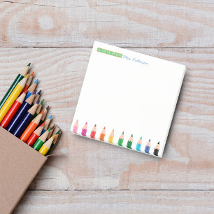 Personalisierte Buntstifte-Post-it-Notizen für Leh Post-it Klebezettel